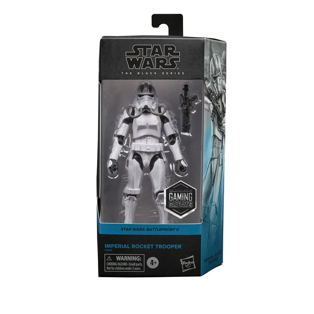 Star Wars - The Black Series - Gaming Greats #01 - Imperial Rocket Trooper Action Figure (F2819) Low Stock 1