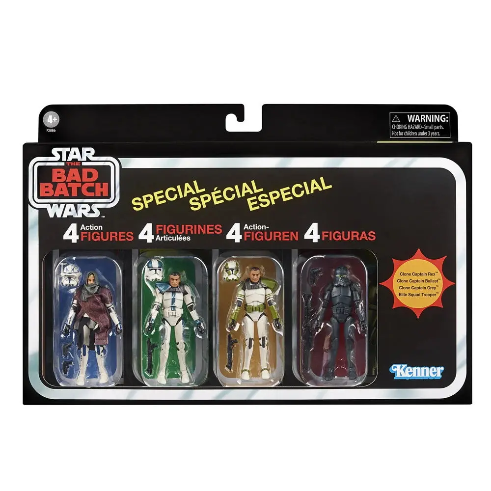 Star Wars: The Vintage Collection - The Bad Batch Special Exclusive Action Figure 4-Pack (F2886) Low Stock 1