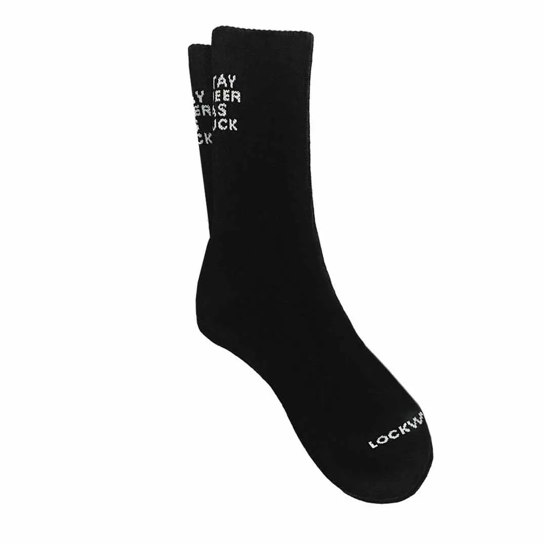 Stay Queer As F**K Socks - Black 1