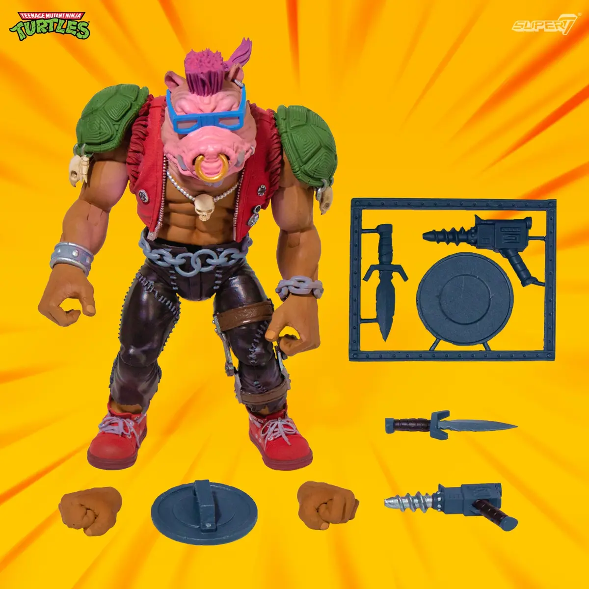 Super7 Ultimates - Tmnt Teenage Mutant Ninja Turtles - Bebop Action Figure (80785) Last One! 1