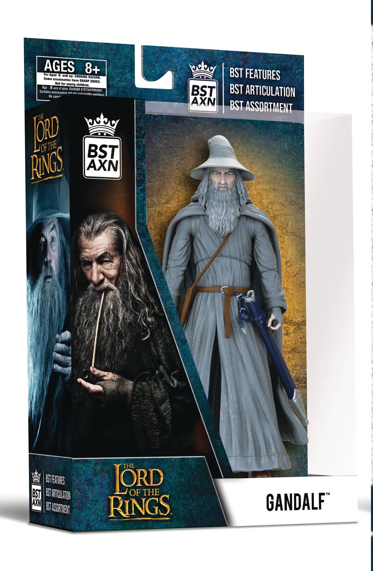 The Loyal Subjects Bst Axn - The Lord Of The Rings - Gandalf The Grey Action Figure (00871) Low Stock 1