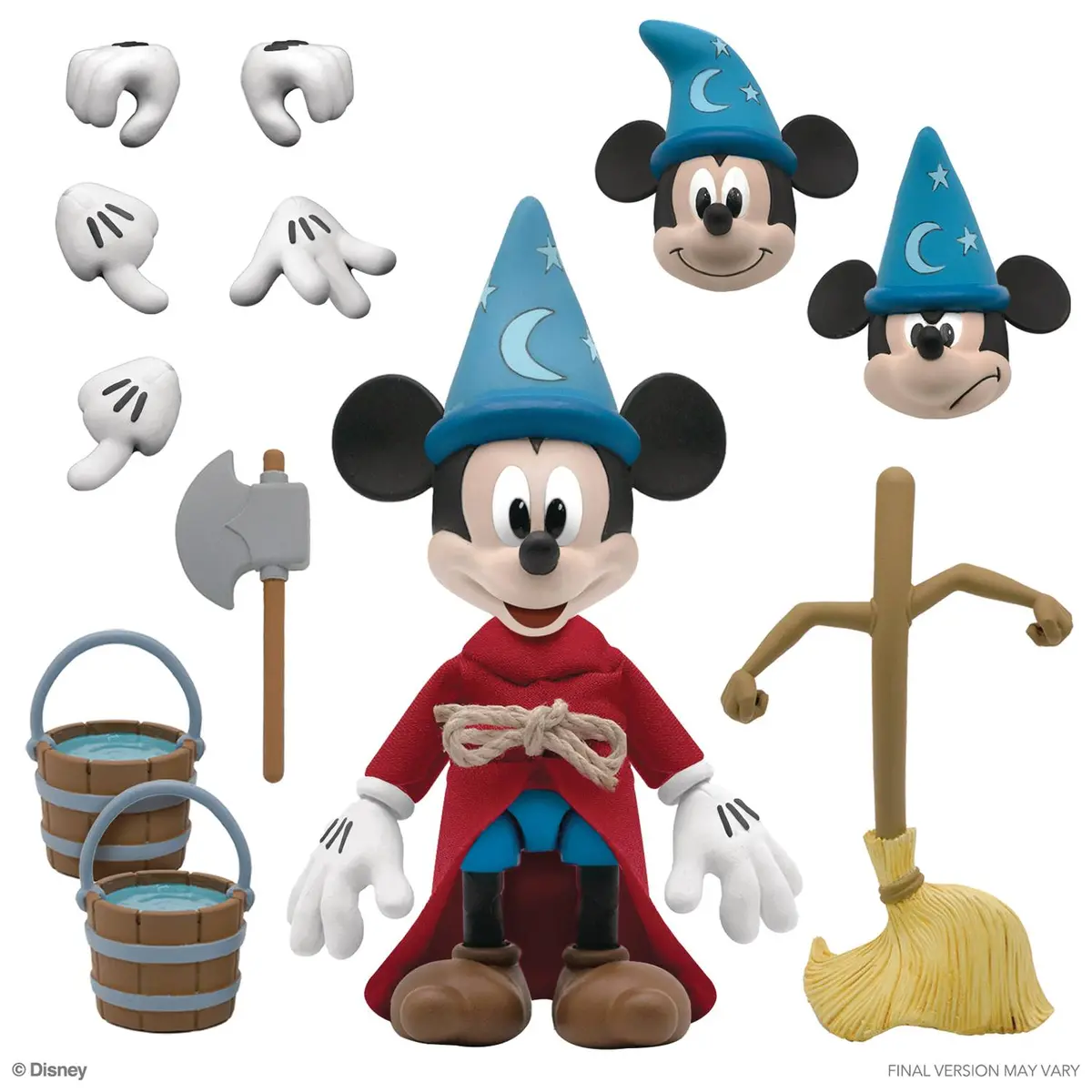Super7 Ultimates - Disney Fantasia Sorcerer'S Apprentice (Mickey Mouse) Action Figure (81064) Low Stock 1