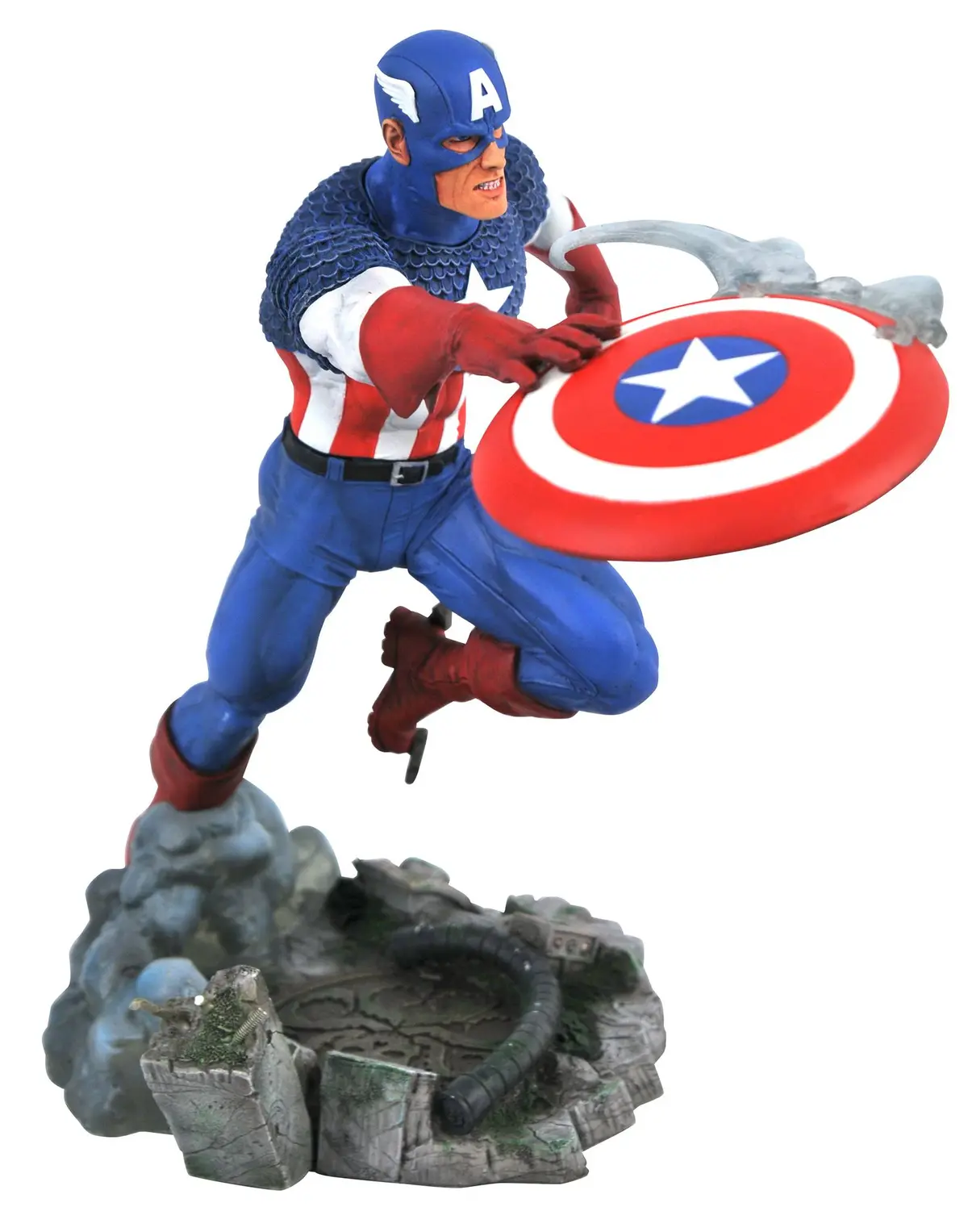 Diamond Select Marvel Gallery - Captain America (Comic) Pvc Statue (83740) Last One! 1