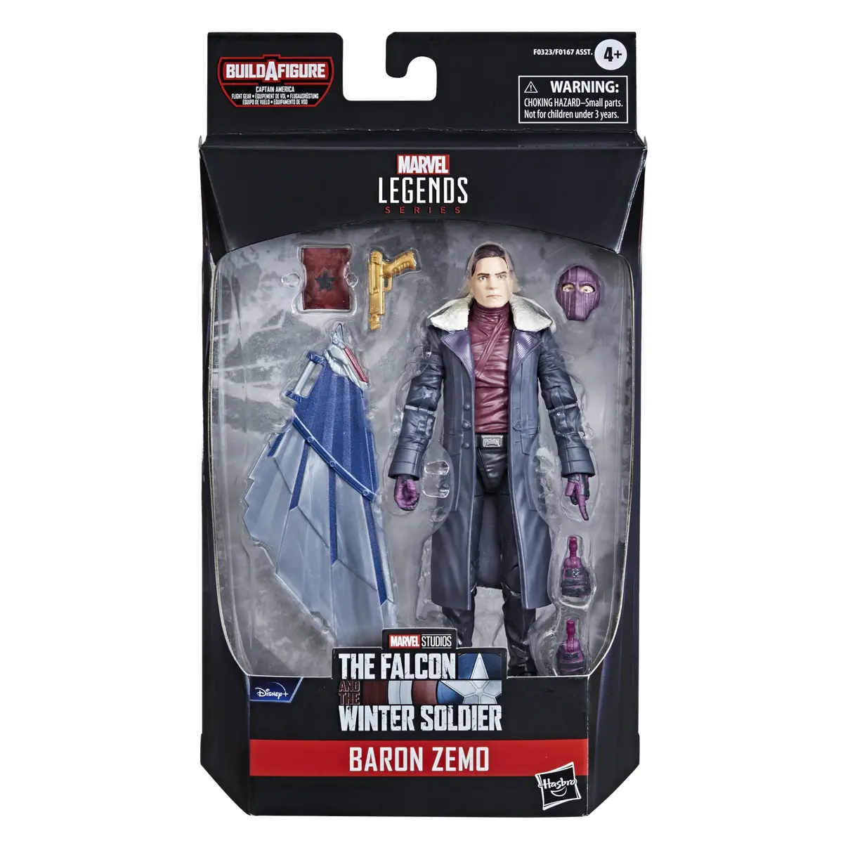 Marvel Legends - Captain America Flight Gear Baf - Baron Zemo Action Figure (F0323) 1