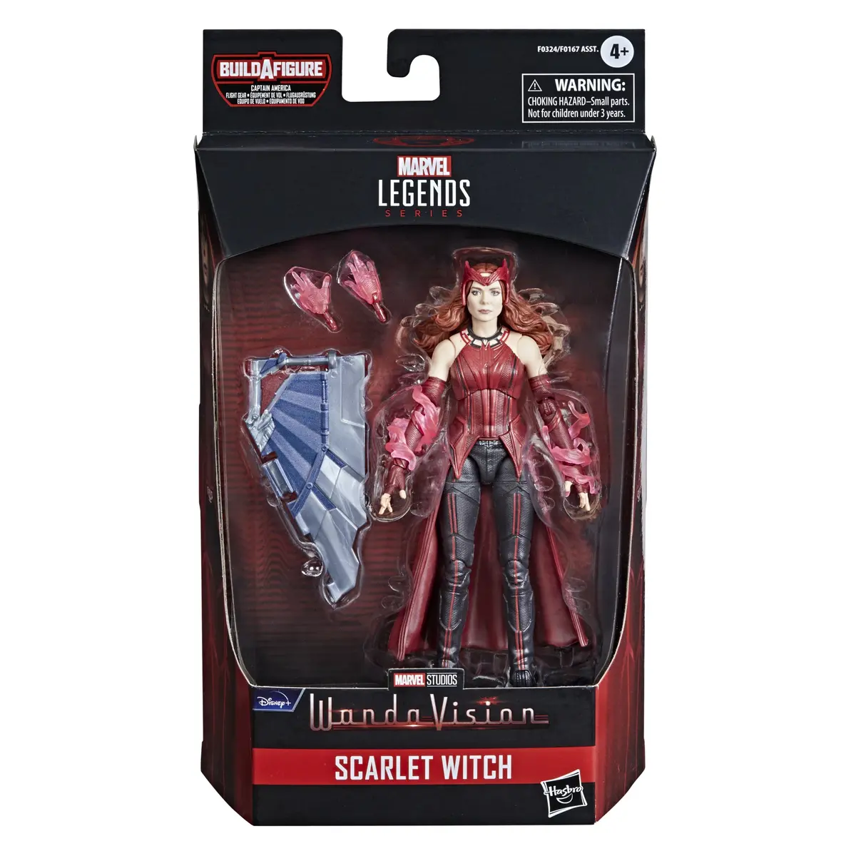 Marvel Legends - Captain America Flight Gear Baf - Scarlet Witch (Wandavision) Action Figure (F0324) 1