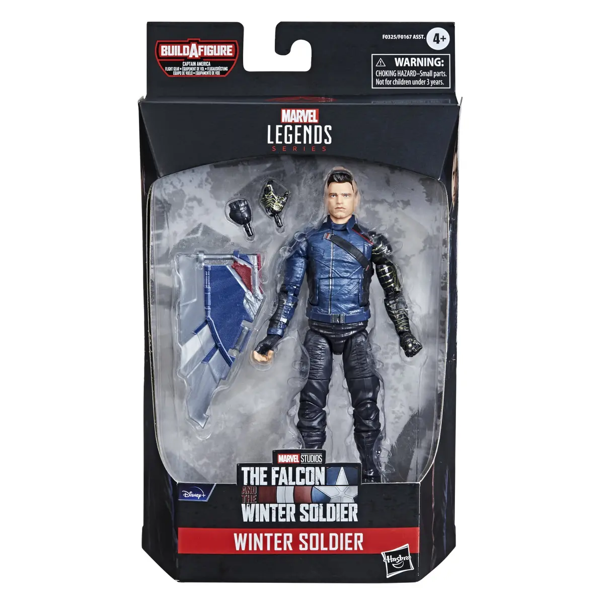 Marvel Legends - Captain America Flight Gear Baf - Winter Soldier Action Figure (F0325) 1
