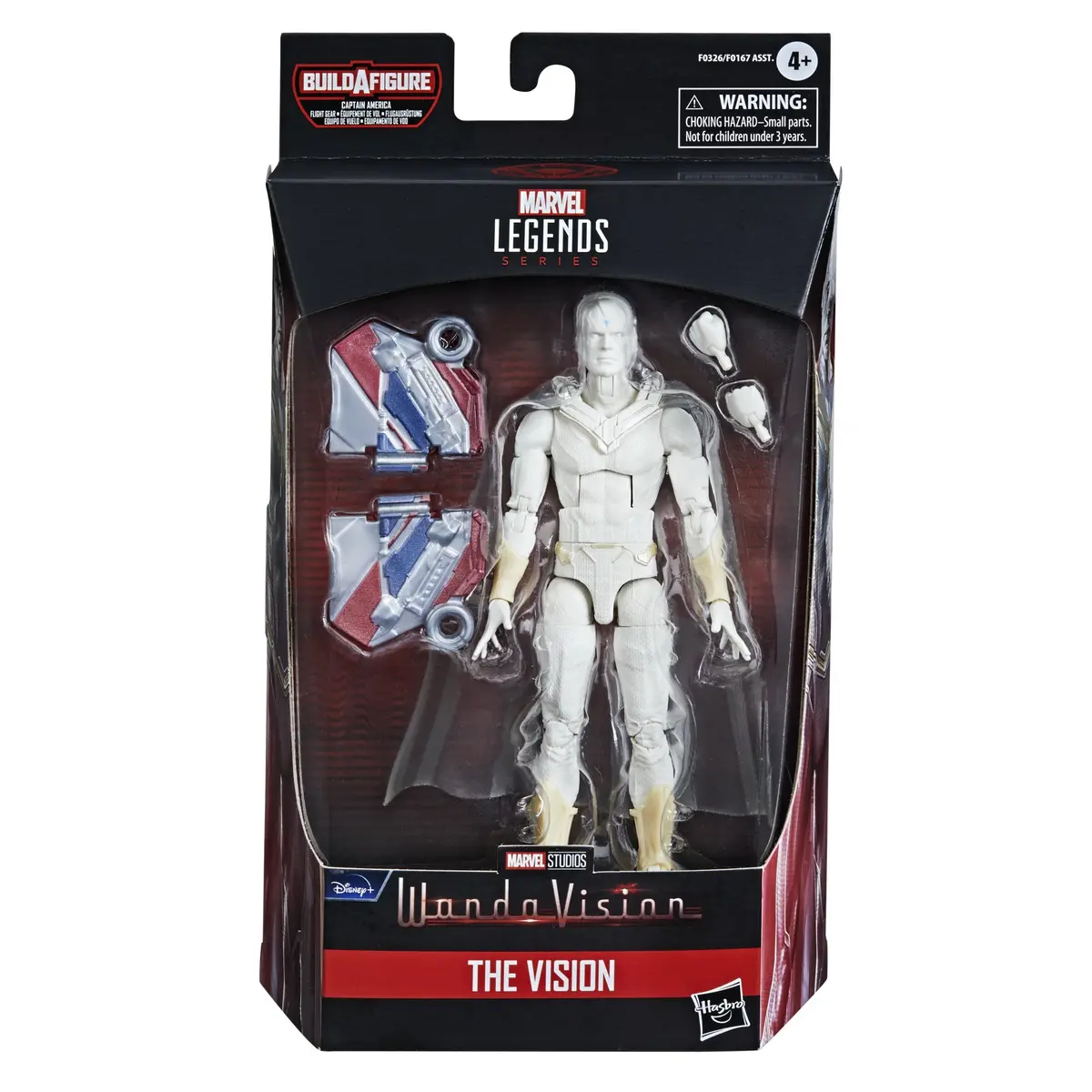 Marvel Legends - Captain America Flight Gear Baf - The Vision Action Figure (F0326) 1