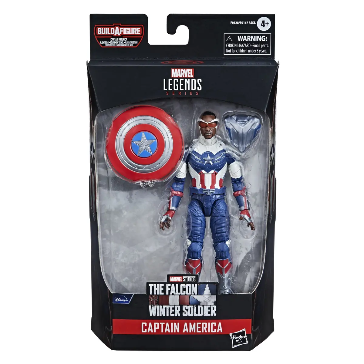 Marvel Legends - Captain America Flight Gear Baf - Captain America Sam Wilson Action Figure (F0328) 1