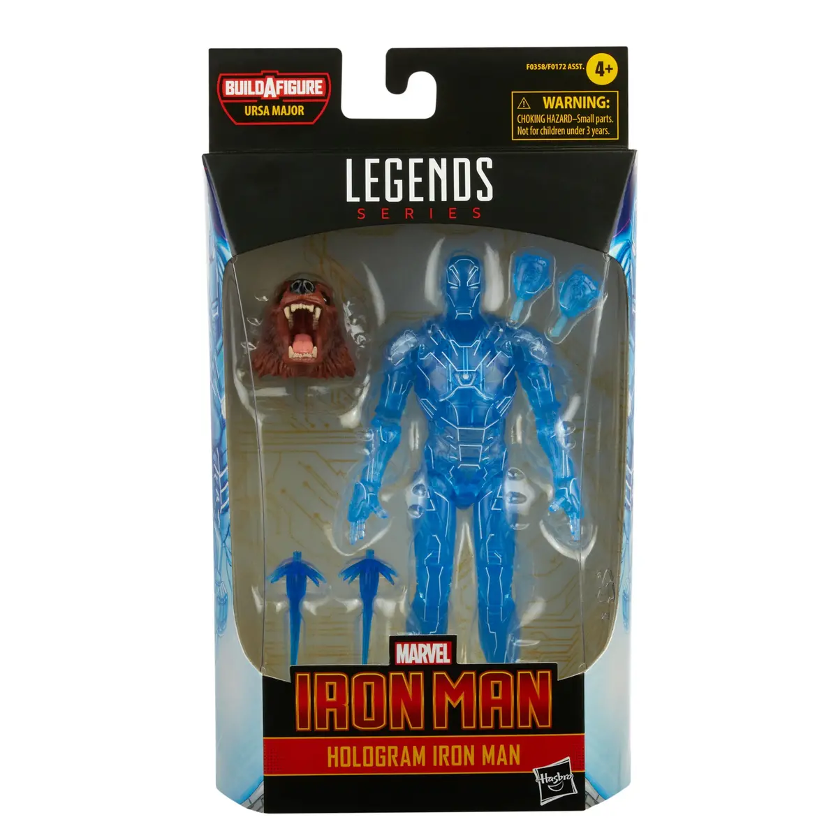 Marvel Legends - Iron Man - Ursa Major Baf - Hologram Iron Man Action Figure (F0358) 1