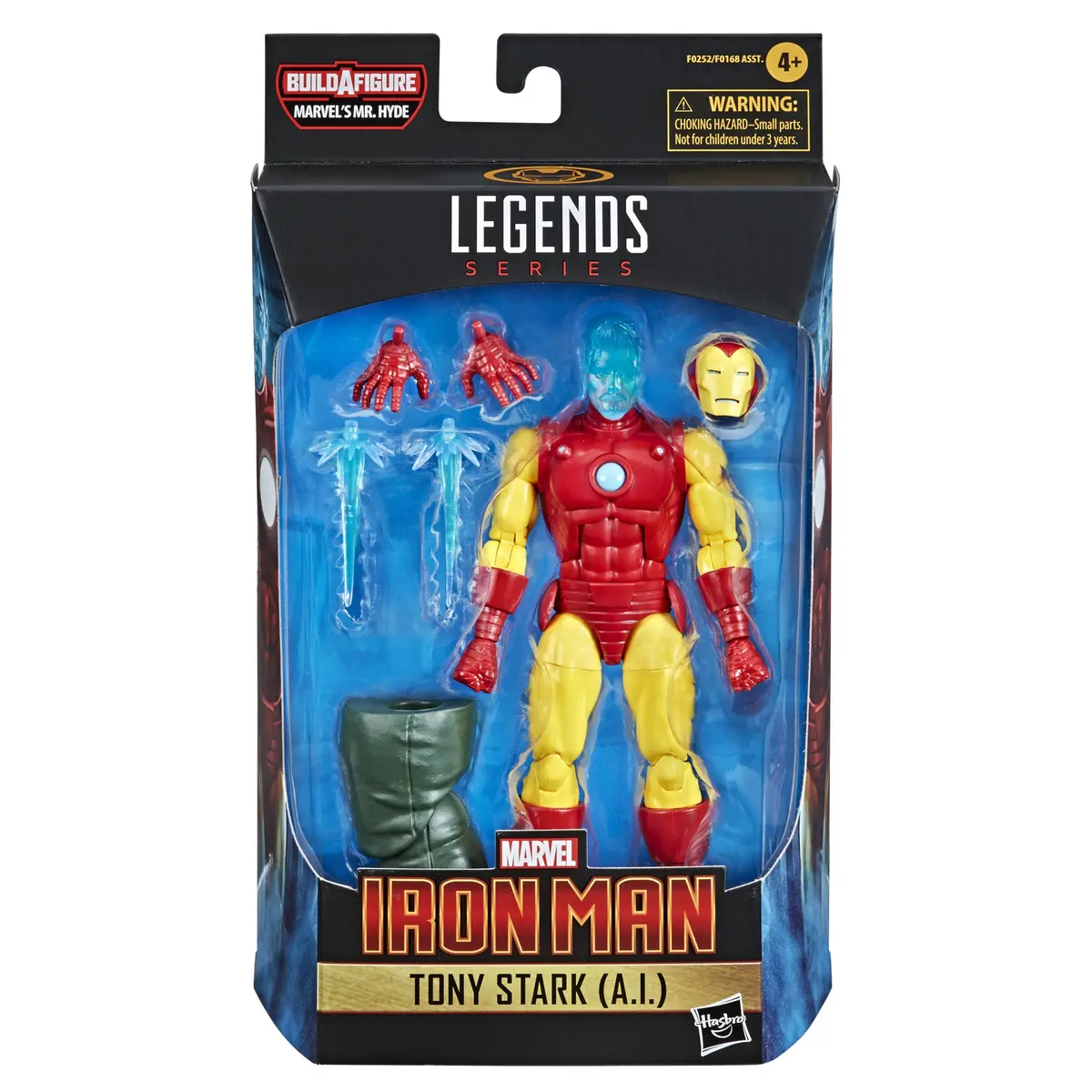 Marvel Legends - Marvel'S Mr. Hide Baf - Shang-Chi - Tony Stark (A.I.) Action Figure (F0252) 1