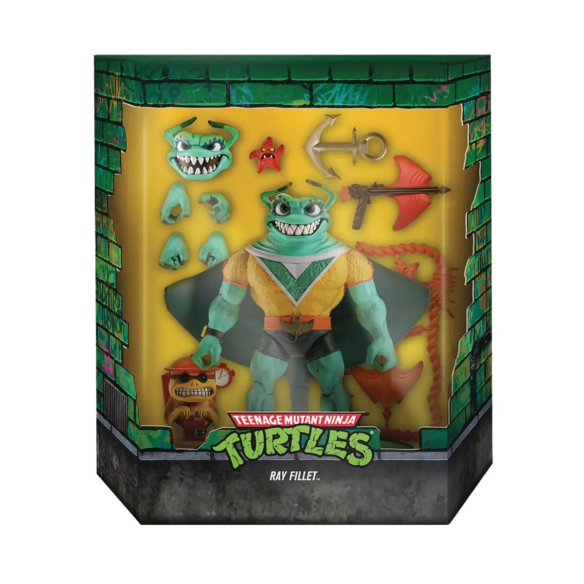 Teenage Mutant Ninja Turtles (Tmnt) Ray Fillet Ultimate Action Figure (81483) Low Stock 1