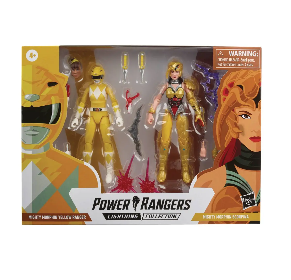 Power Rangers Lightning Collection Yellow Ranger Aisha Vs. Scorpina 2-Pack Action Figures (F2046) 1