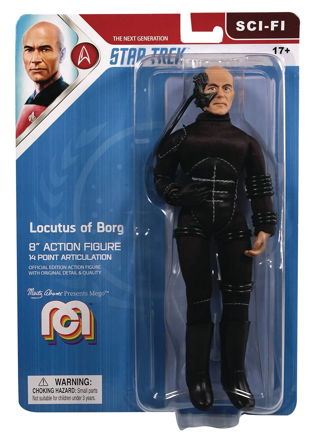 Mego Sci-Fi - Star Trek: Tng - Locutus Of Borg 8-Inch Action Figure (62866) Low Stock 1