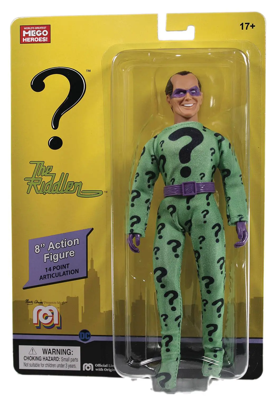 Mego Heroes - Dc Comics - Batman & Robin - The Riddler Action Figure (62810) Last One! 1