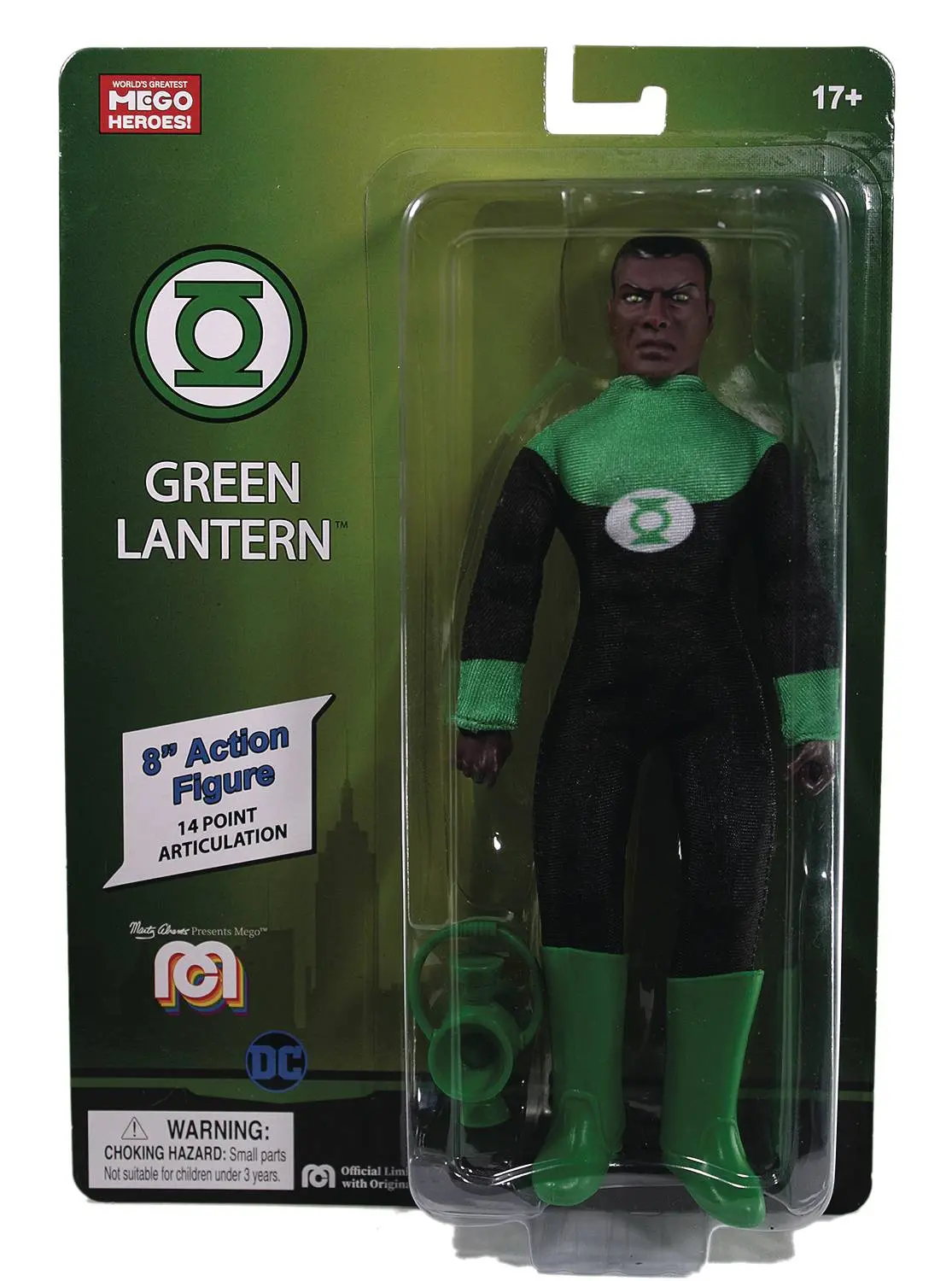 Mego Heroes - Dc Comics - Justice League - Green Lantern (John Stewart) Action Figure (62827) Last One! 1
