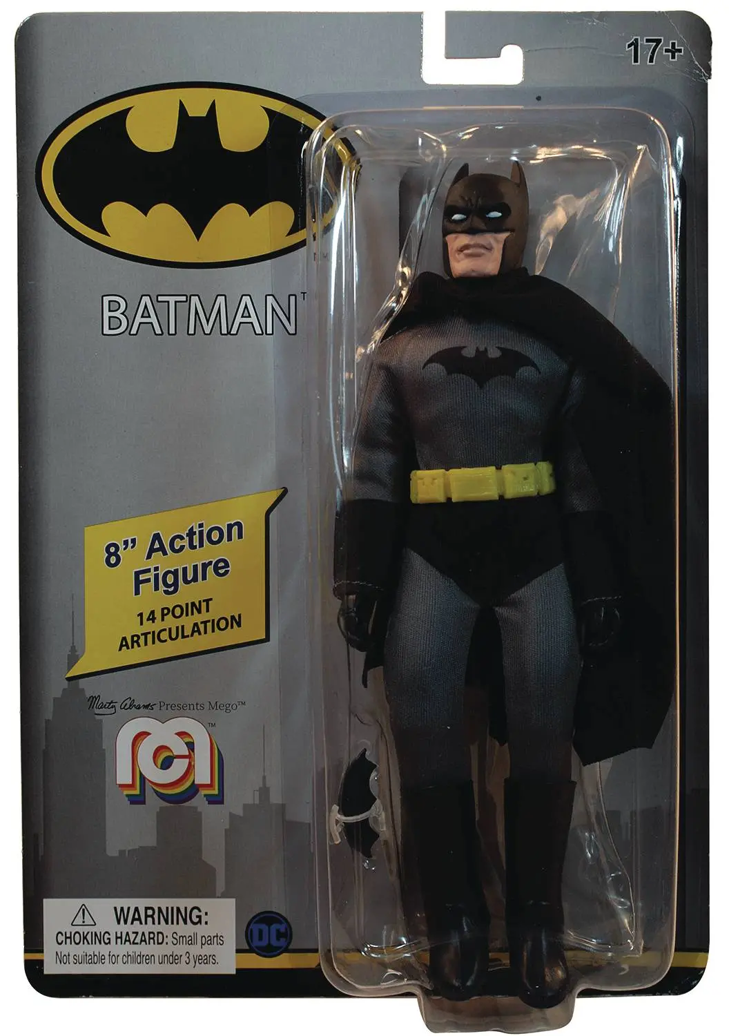 Mego Heroes -  Dc Comics - Justice League - Batman Action Figure (62816) Low Stock 1