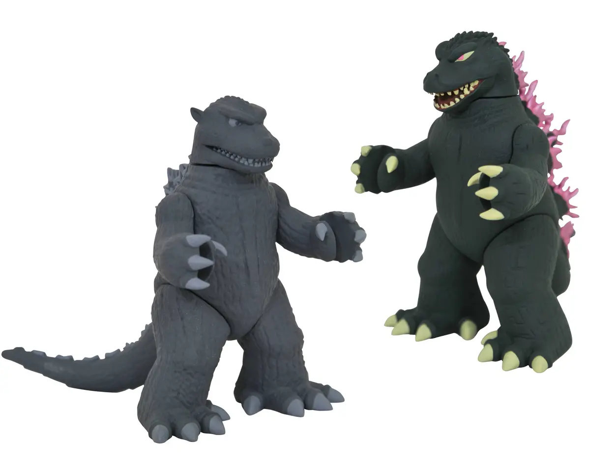 Diamond Select Toys Vinimates - Godzilla - Godzilla 1954 & Godzilla 1999 2-Pack Vinyl Figures Last One! 1