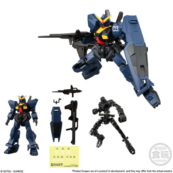 Bandai Shokugan - Mobile Suit Gundam G Frame 10 - Rx-178 Gundam Mk-Ii 29F/29A Frame & Armor Set Low Stock 1