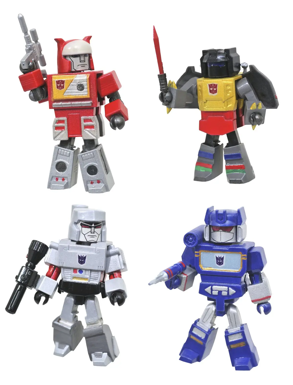 Transformers Minimates -  Grimlock, Blaster, Megatron & Soundwave Action Figures (84560) 1