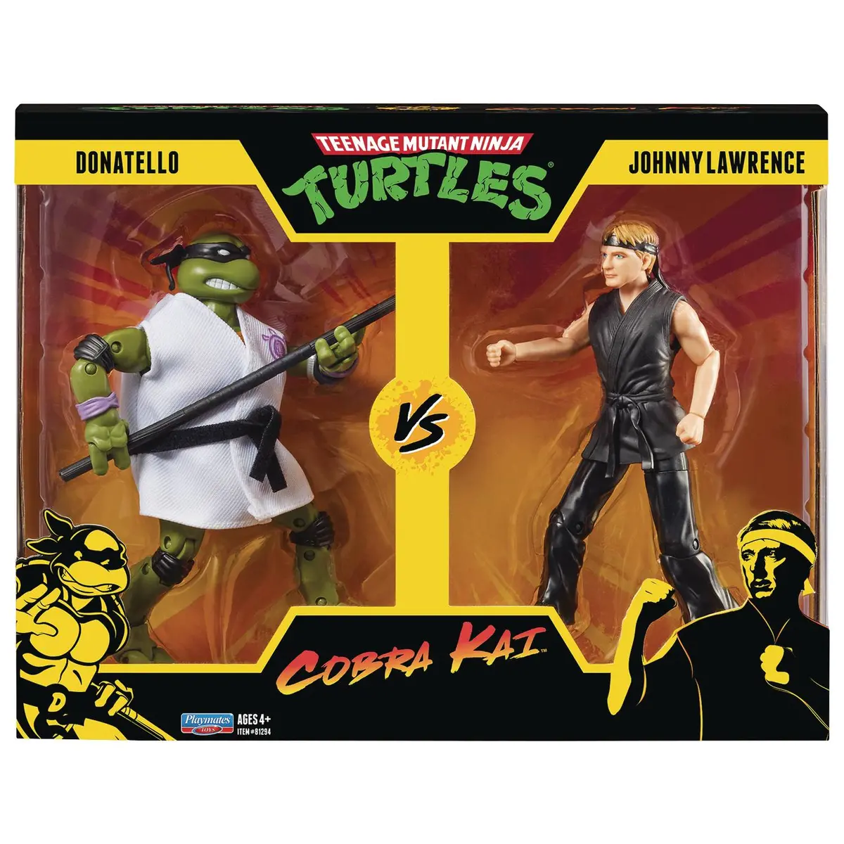 Teenage Mutant Ninja Turtles X Cobra Kai - Donatello Vs Johnny Lawrence Action Figures (81294) 1