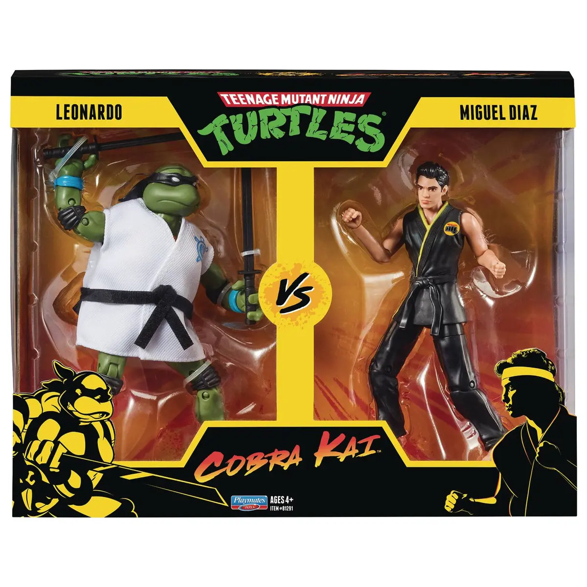 Teenage Mutant Ninja Turtles X Cobra Kai - Leonardo Vs Miguel Diaz Action Figure (81291) 1