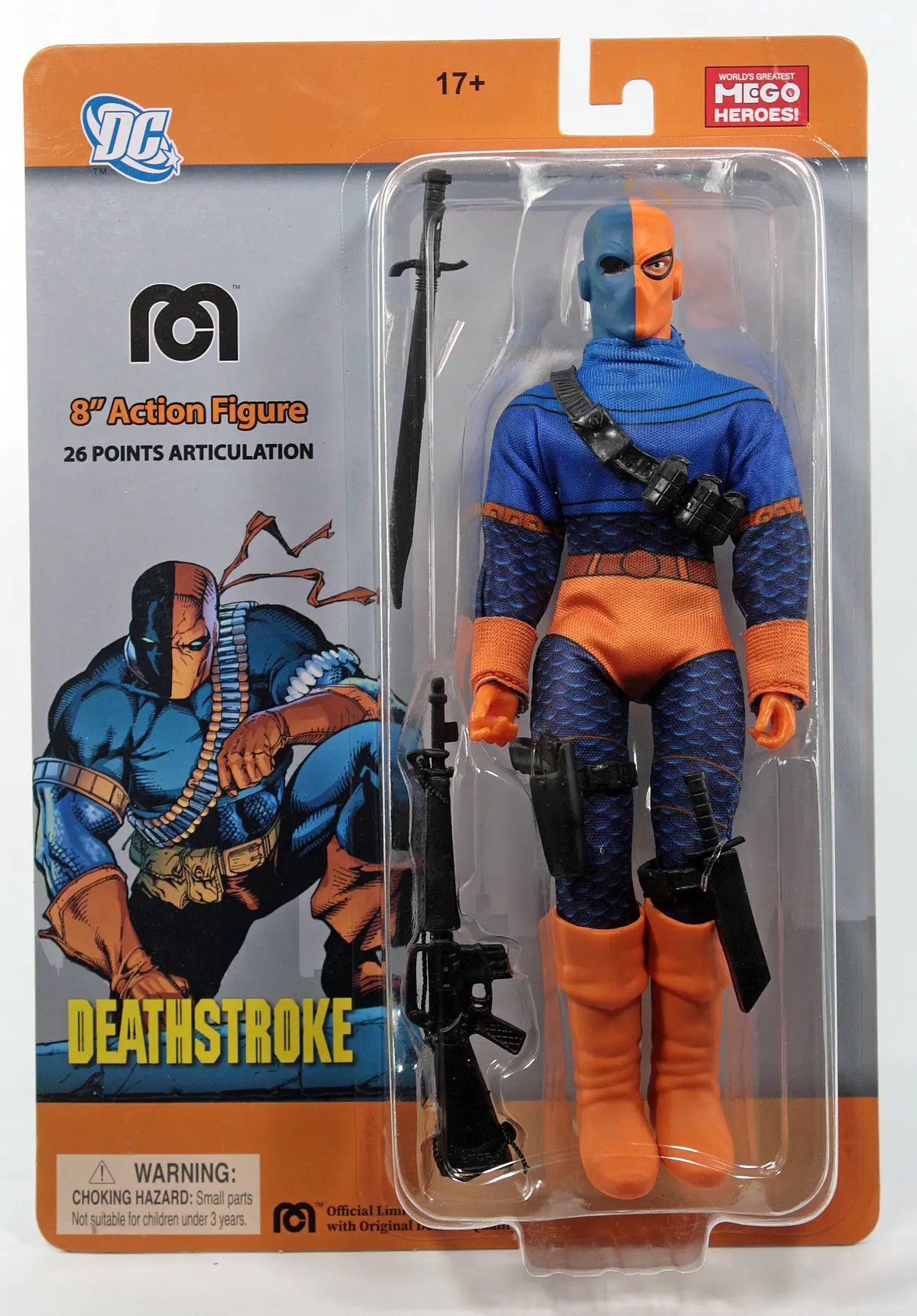 Mego Dc Heroes - Deathstroke (Px Previews Exclusive) Action Figure (63127) Low Stock 1
