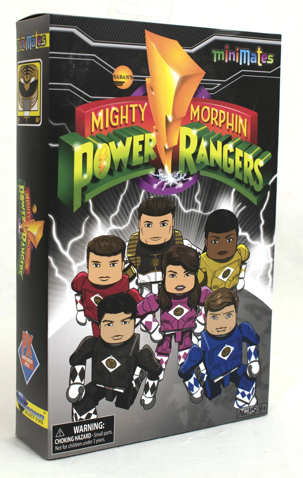 Minimates: Power Rangers - Red, Blue, Pink, Yellow, Black And White Rangers Sdcc 2022 Exclusive (84742) Low Stock 1