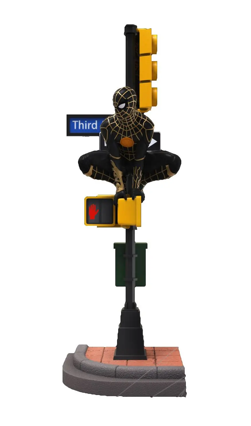 Beast Kingdom Spider-Man: No Way Home (Ds-102) Black & Gold Suit Spider-Man Statue (44440) Low Stock 1