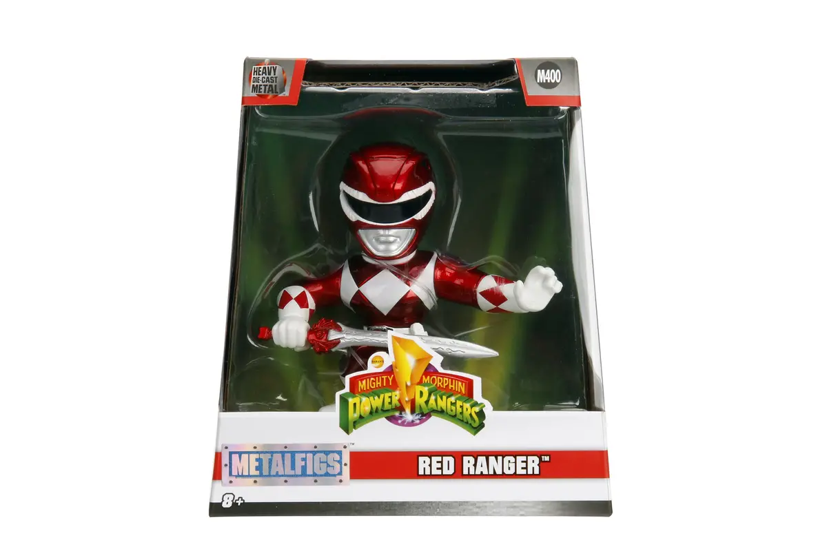 Jada Toys - Power Rangers - Red Ranger 4-Inch Metalfigs Figure (99270) Last One! 2