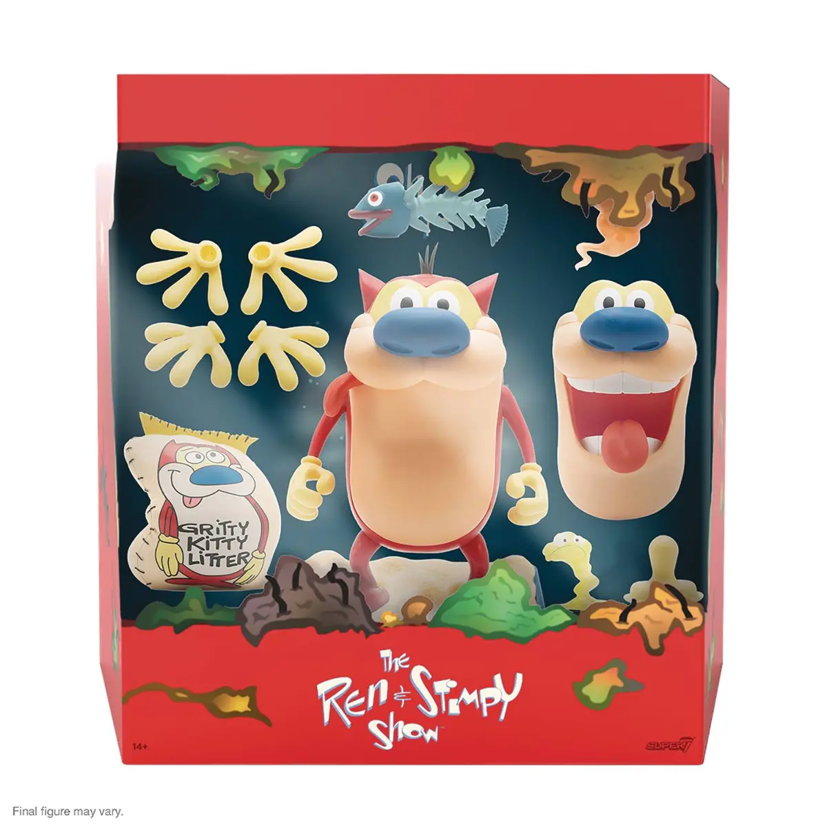 Super7 Ultimates - Ren & Stimpy - Stimpson J. Cat (Stimpy) Action Figure (80526) Last One! 1
