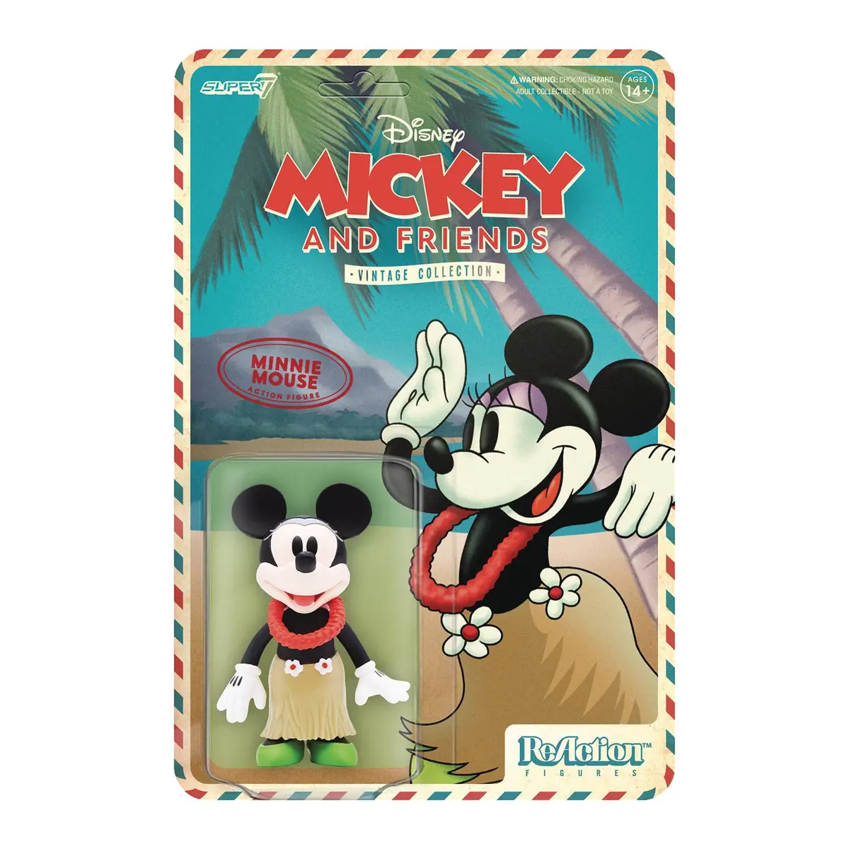 Super7 Reaction Figures - Mickey And Friends Vintage Collection - Minnie Mouse Action Figure (81422) 1
