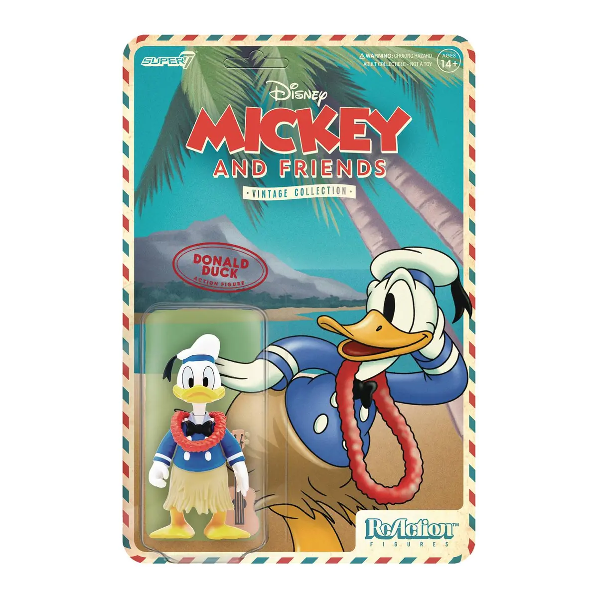 Super7 Reaction Figures - Mickey And Friends Vintage Collection - Donald Duck Action Figure (81423) 1