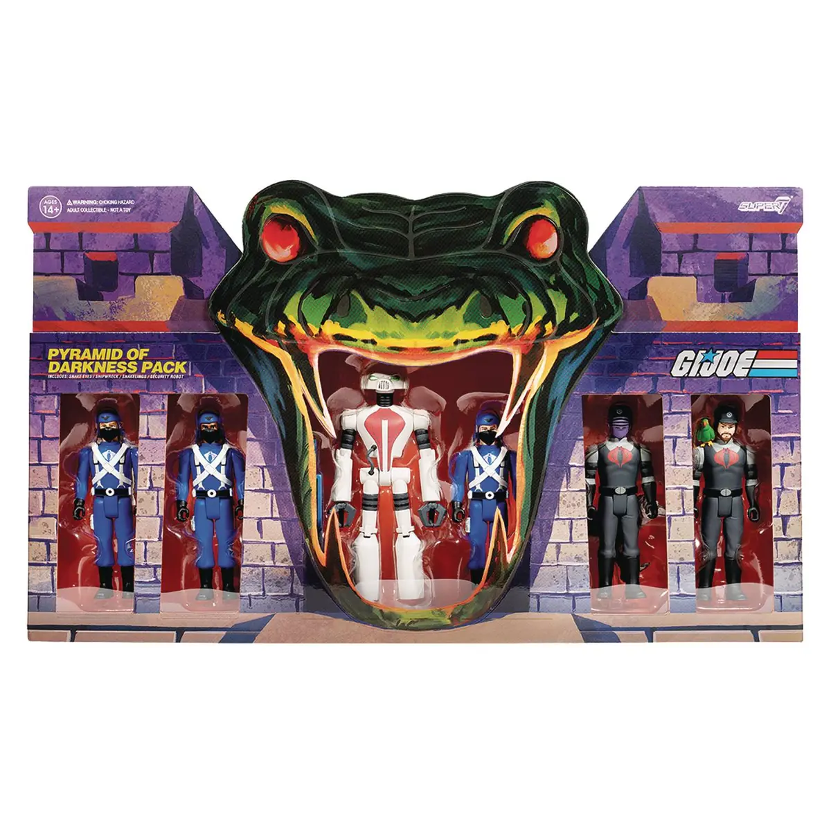 Super7 Reaction Figures - G.I. Joe - The Cobra Snakelings Exclusive Action Figure Box Set (82111) 1