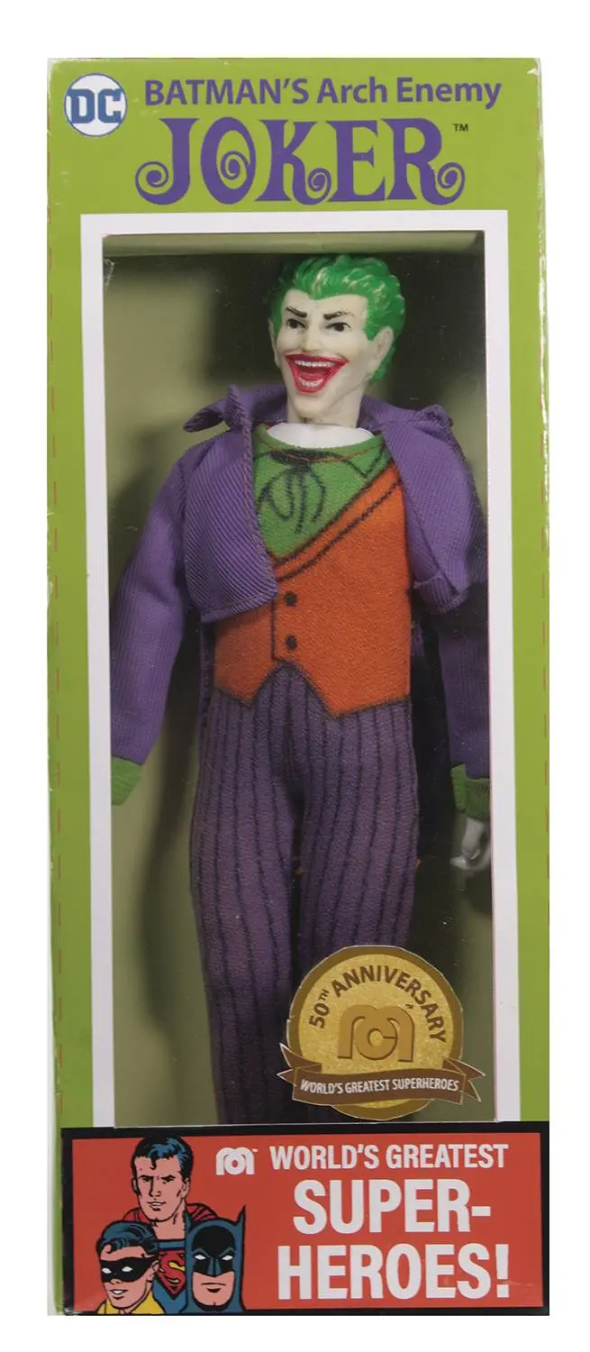 Mego Dc World'S Greatest Super-Heroes! 50Th Anniversary - Joker 8-Inch Action Figure (50051) 1