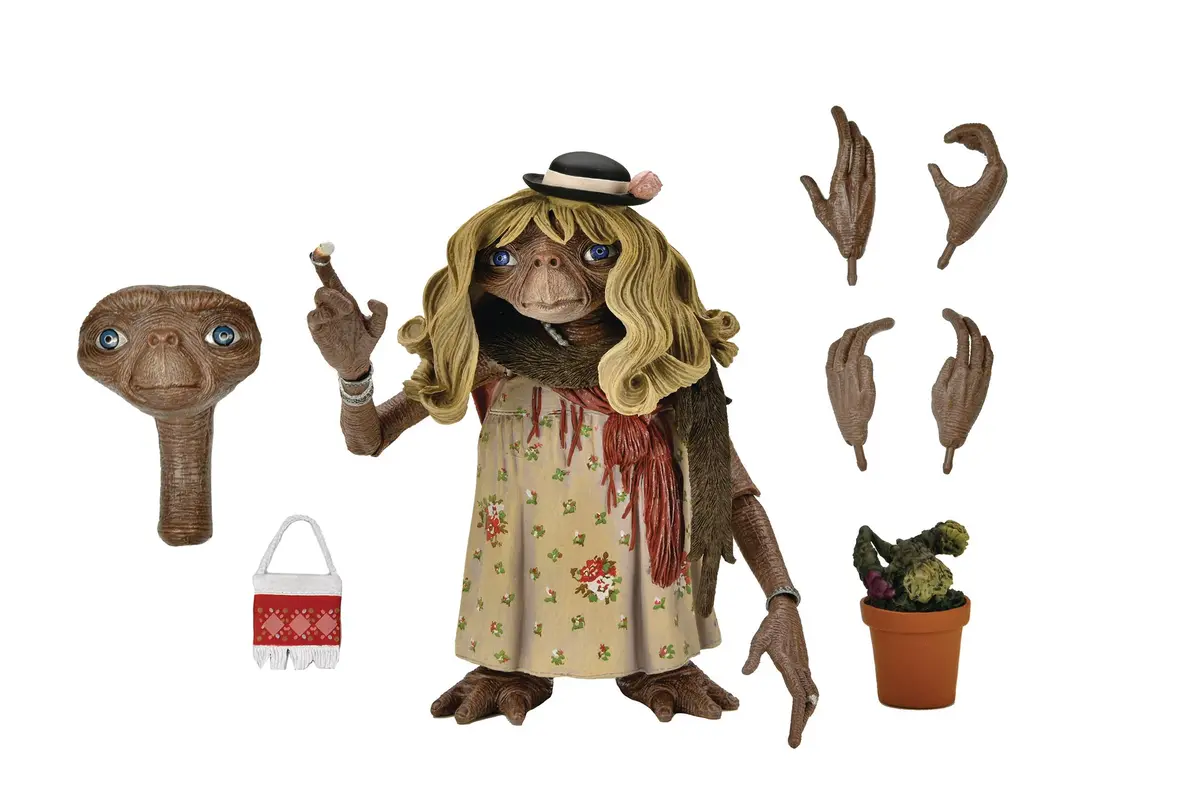 Neca Ultimate E.T. The Extra-Terrestrial 40Th Anniversary Dress-Up E.T. Action Figure (55077) 1