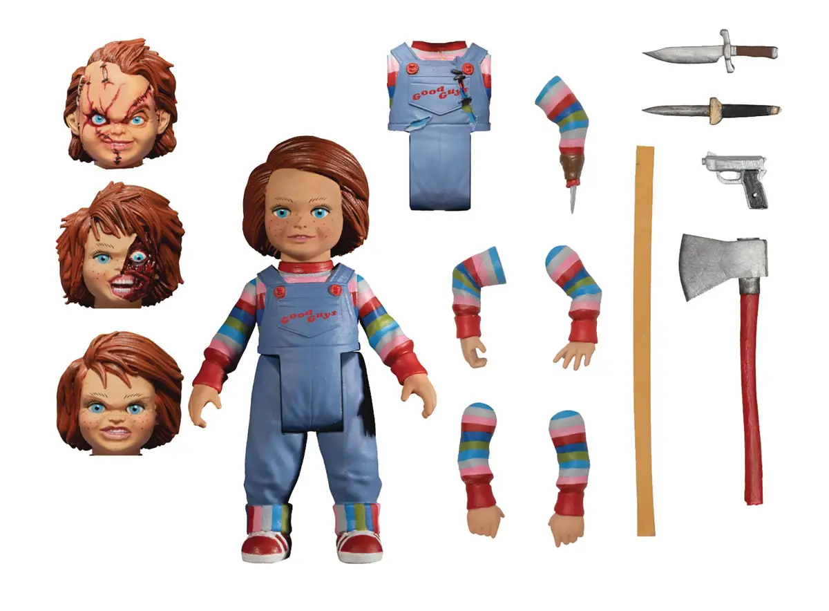 Mezco Toys - 5 Points Chucky (Child's Play) Deluxe Figure Set (Vn2203 / 18112) 1