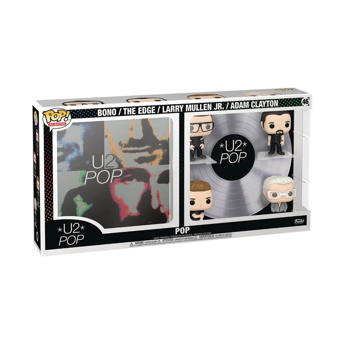 Funko Pop! Albums #47 U2 Pop Tour (Bono, The Edge, Larry Mullen Jr, Adam Clayton) Deluxe Vinyl 67391 1