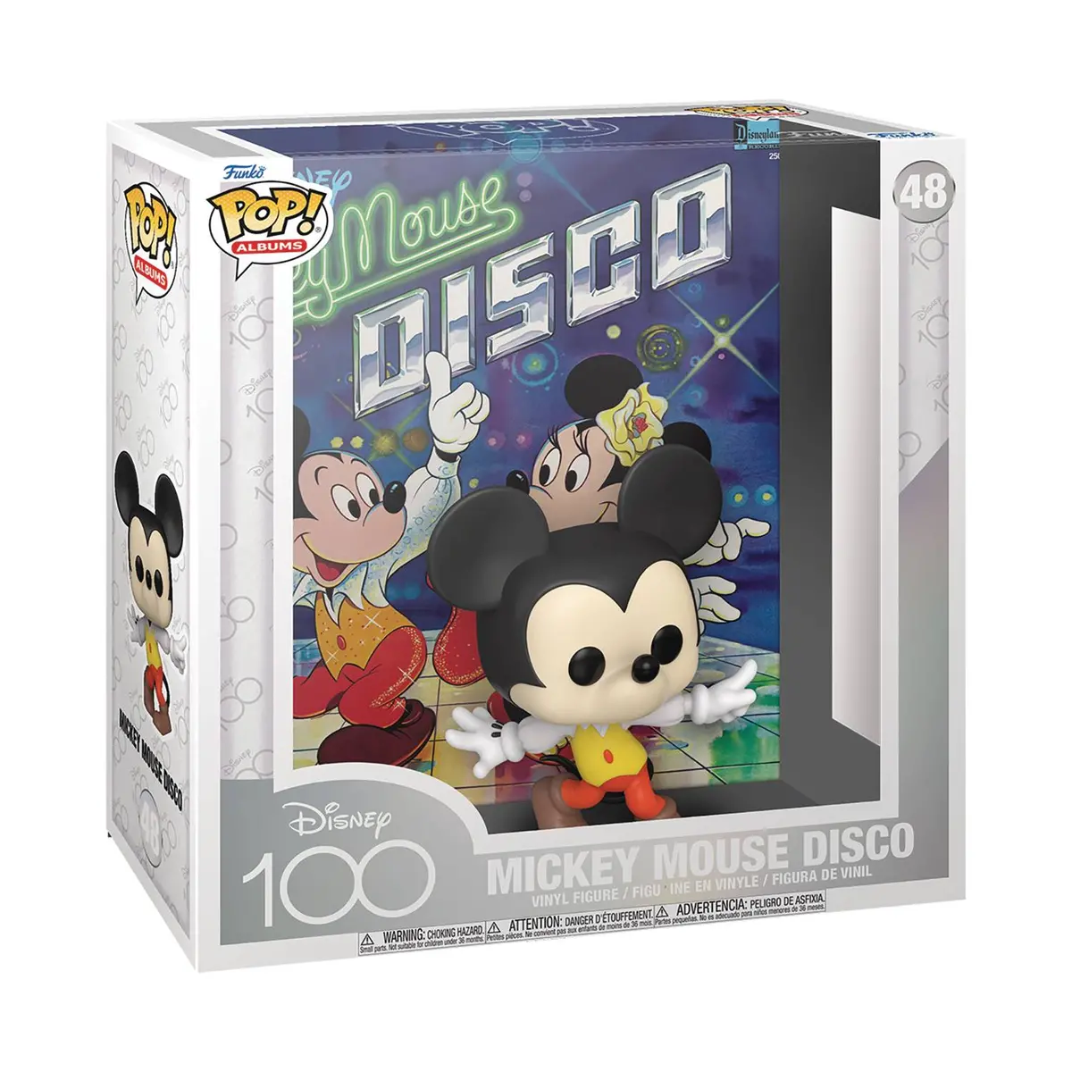 Funko Pop! Albums #48 - Disney 100 - Mickey Mouse Disco Album Figure With Case (67981) Last One! 1