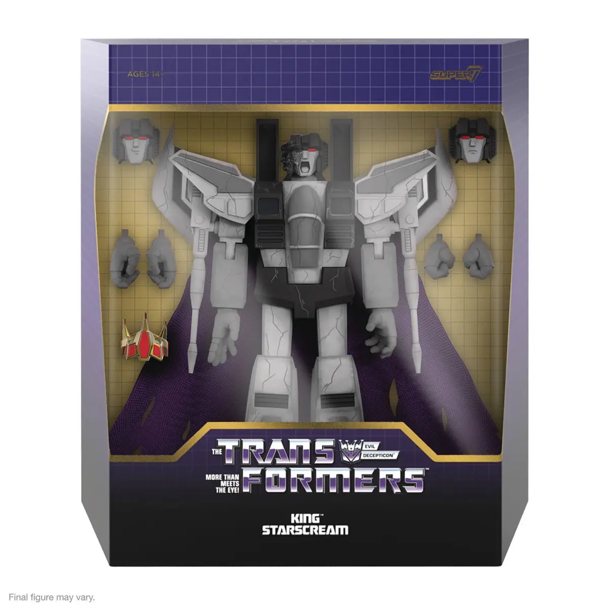 Super7 Ultimates - Transformers - King Starscream Action Figure (83377) Low Stock 1