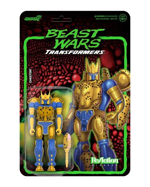 Super7 Reaction Figures - Transformers: Beast Wars - Wave 7 - (Maximal) Cheetor Action Figure 82247 1