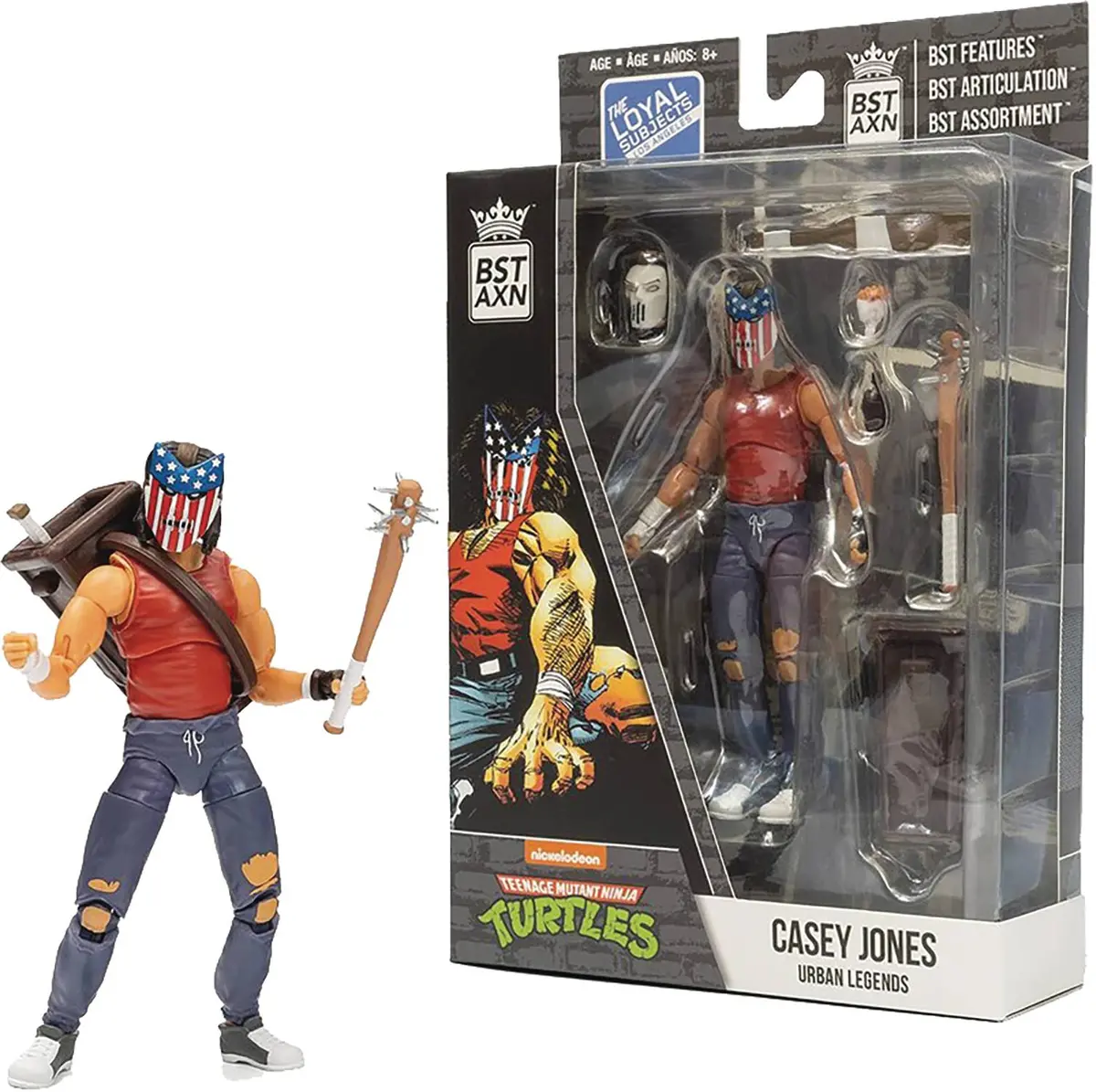 Loyal Subjects: Bst Axn - Teenage Mutant Ninja Turtles - Casey Jones (Urban Legends) Figure (58024) Low Stock 1