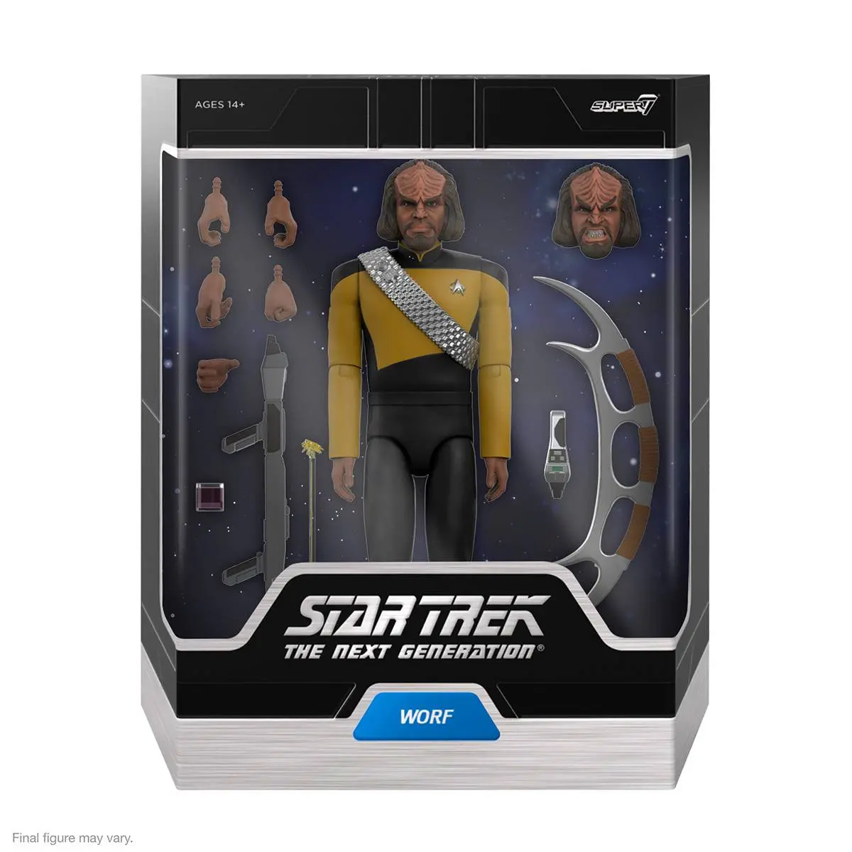 Super7 - Star Trek: The Next Generation - Worf Ultimate Action Figure (83007) Last One! 1