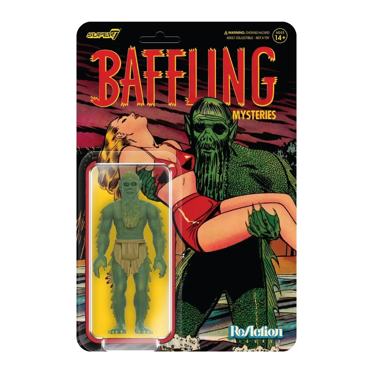 Super7 - Pre-Code Horror - Baffling Mysteries Seaweed Monster Reaction Figure (82693) Low Stock 1