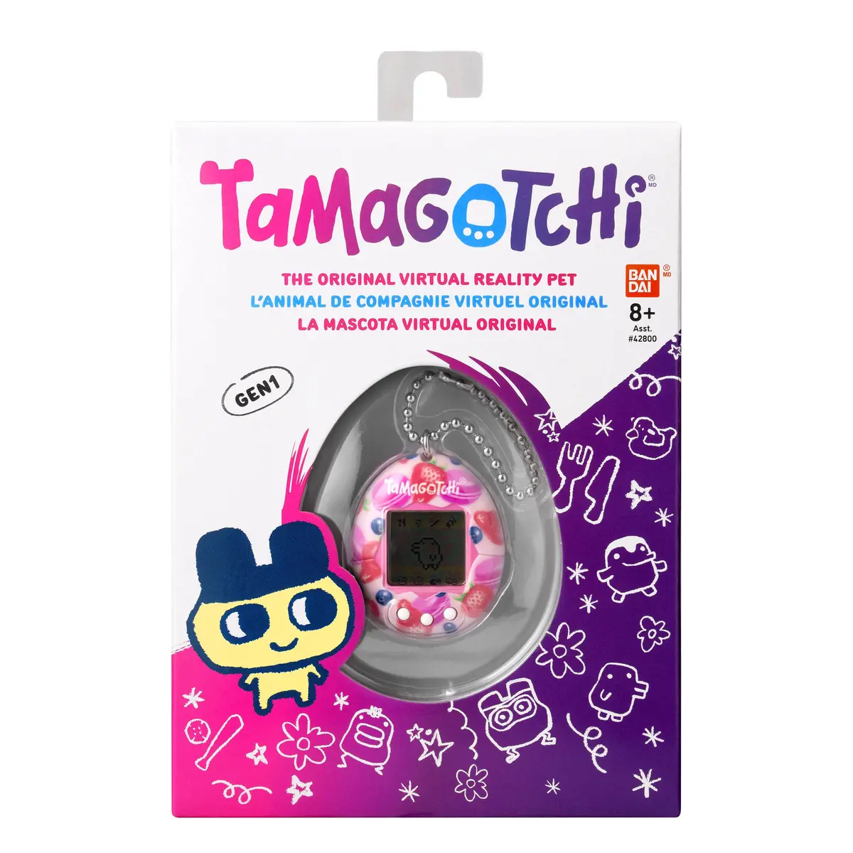 Bandai - The Original Tamagotchi - Gen 1 - Berry Delicious Portable Electronic Game (42971) Low Stock 1