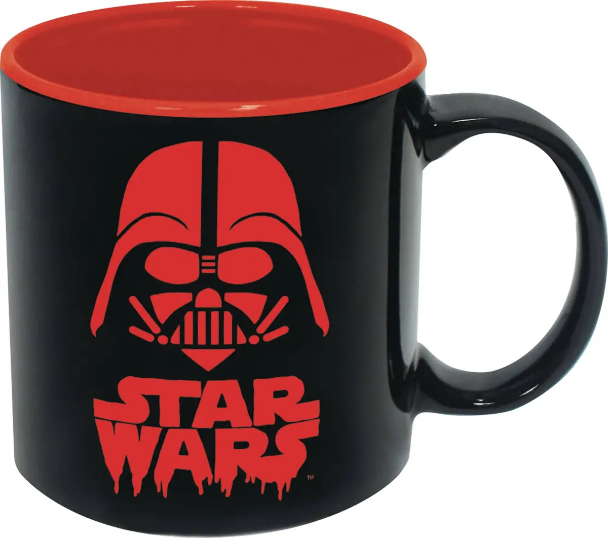 Icup - Star Wars - Darth Vader (Halloween Black & Red) 18 Oz Ceramic Cup Mug (04003) Low Stock 1