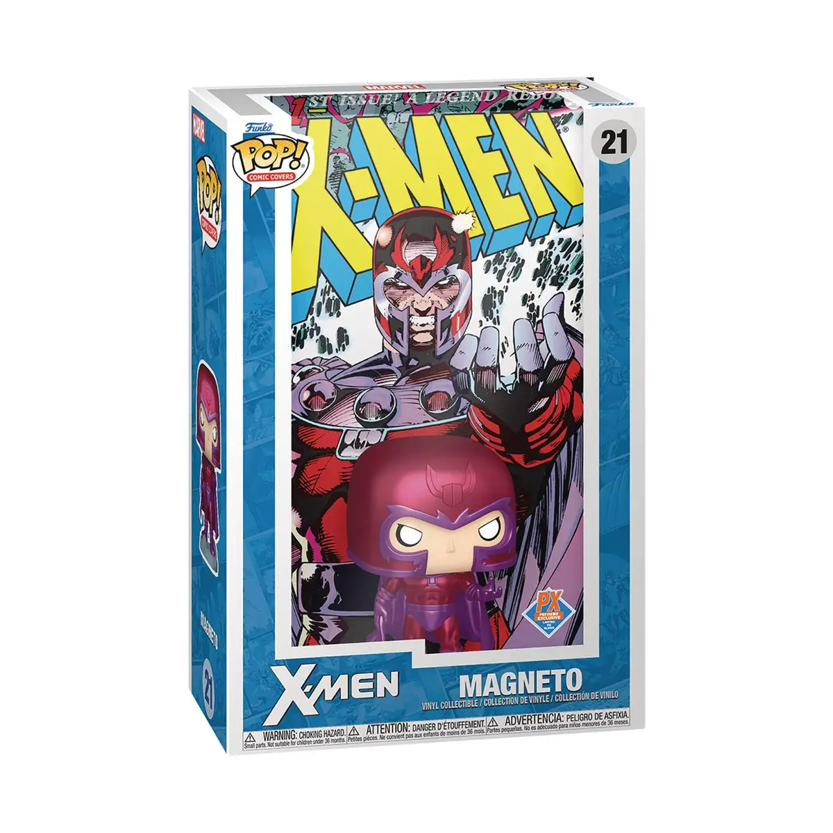 Funko Pop! Comic Covers #26 - Marvel: X-Men #1 - Magneto (Previews Exclusive) Vinyl Figure (71979) Low Stock 1