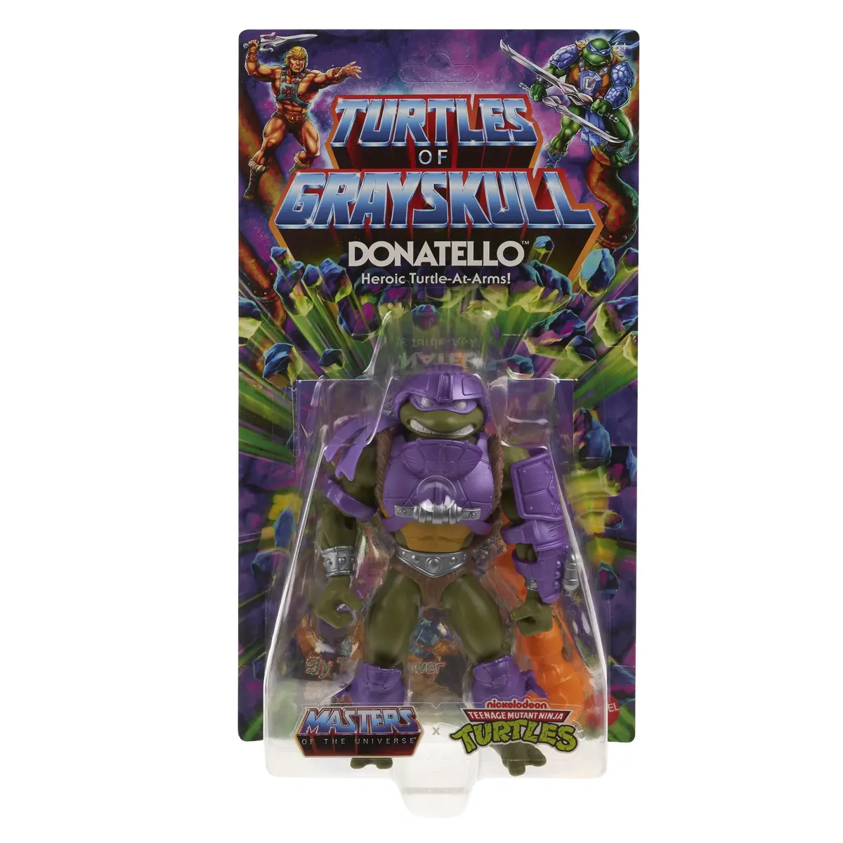 Turtles Of Grayskull (Motu V Tmnt) - Donatello (Turtle-At-Arms) Action Figure (Hpr02) 1