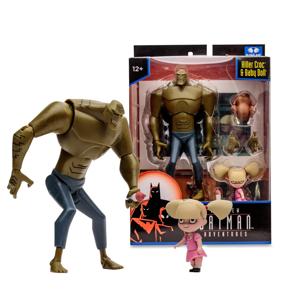 Dc Direct - The New Batman Adventures - Killer Croc & Baby Doll 7-Inch Action Figure (17719) 1
