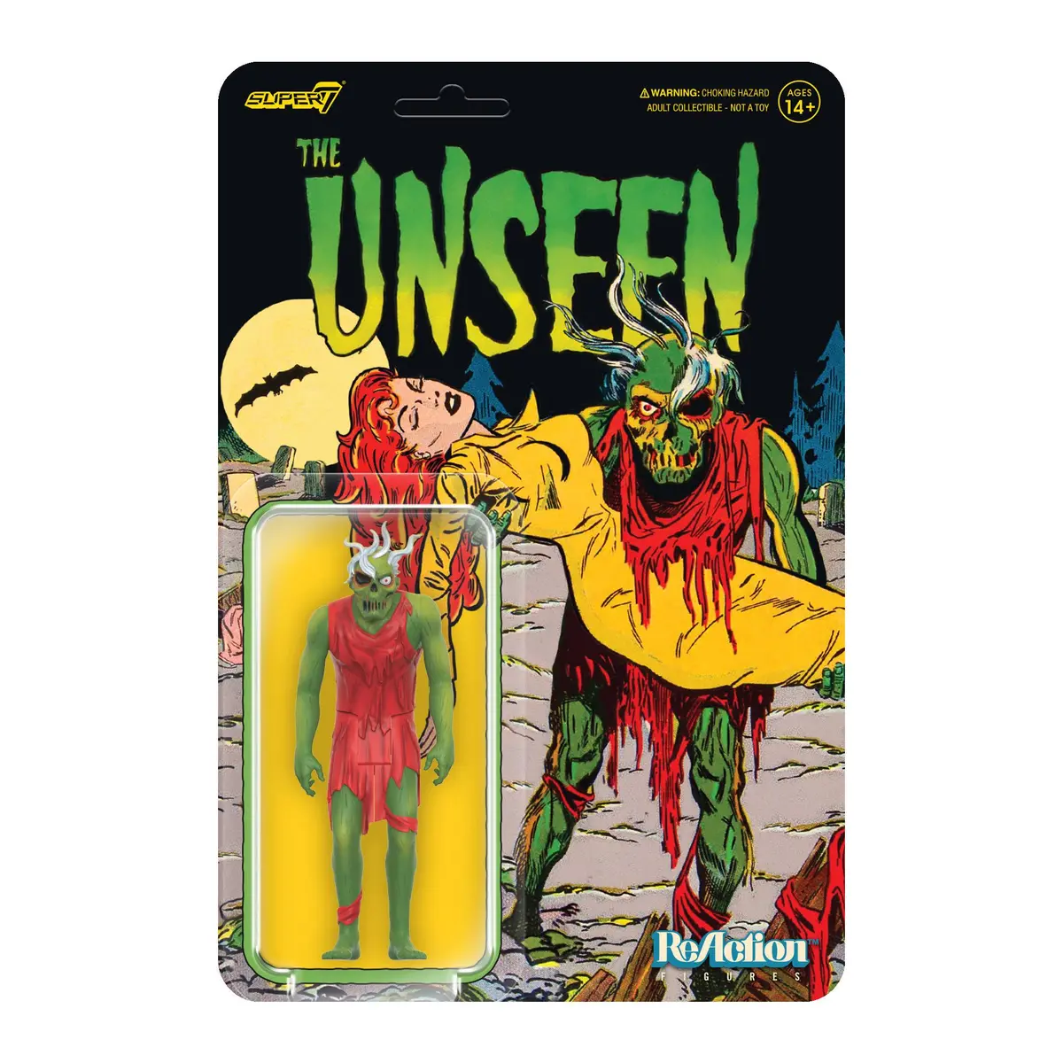 Super7 Reaction Figures - Pre-Code Horror - The Unseen - Spine Chilling Ghoul Px Action Figure 83430 1