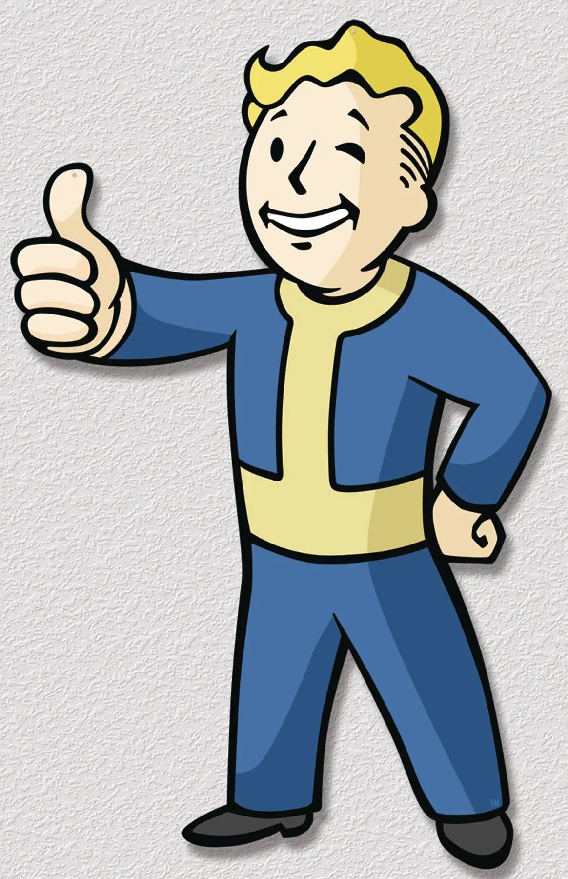 Fanwares/Fanwraps - Fallout: Vault Boy Px Exclusive 6X9 Metal Litho Print Die-Cut Sign (22656/Fwf03044) 1